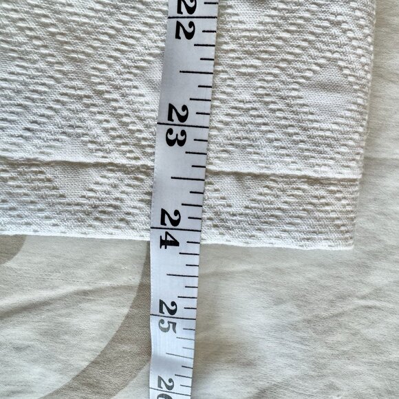 Vintage 80s White Fitted Skirt Suit 100% Cotton - Picture 12 of 16